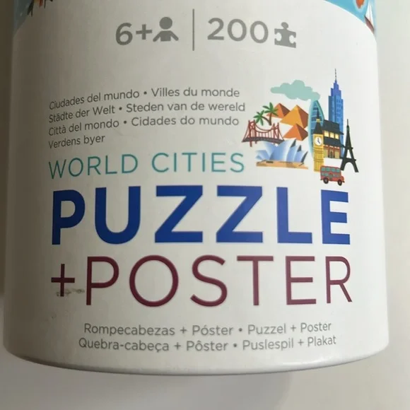 THREE PUZZLES WORLD CITIES PUZZLE, THE GOLDEN GIRLS PUZZLE, JOHN DEERE PUZZLE - Picture 11 of 13